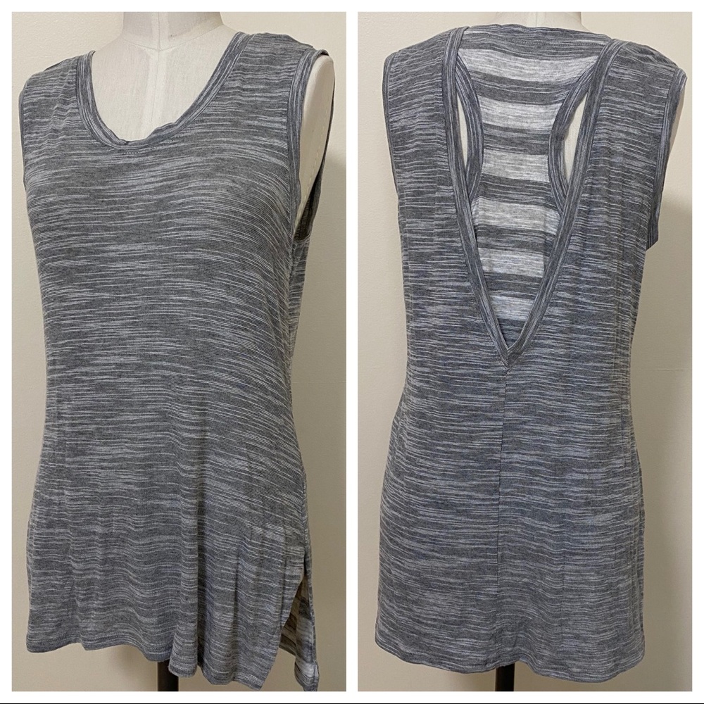 ATHLETA Double Layered Tank Gray Size Small